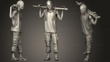 Military figurines Samali pirates.2 3d model